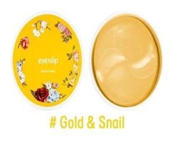 Eyenlip Beauty Altın Salyangoz Özlü Hidrojel Kolajenli Göz Altı Kağıt Maske 60 Adet