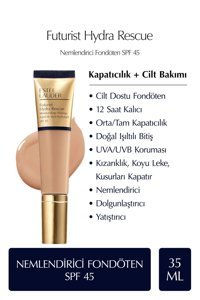 Estée Lauder Futurist Hydra Rescue 4N1 Shell Beige Krem Tüp Fondöten 35 ml