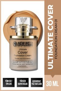 New Well Cover 1 Likit Şişe Fondöten 30 ml