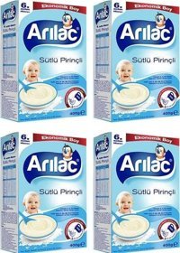 Arılac Tahıllı Glutensiz Sütlü-Pirinçli Kaşık Maması 400 gr
