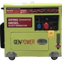 Genpower GDG 9500TEC 8.8 kVA Marşlı Dizel Sessiz Jeneratör