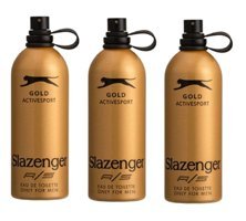 Slazenger Gold Active Sport EDT Aromatik Erkek Parfüm 3 x 125 ml