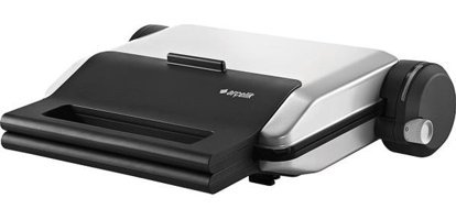 Arçelik K 2380 TG 4 Dilim Döküm Çıkartılabilir Plaka Tek Yönlü Gümüş Izgaralı Tost Makinesi