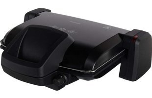 Goldmaster GM-7456S 6 Dilim Döküm Çıkartılabilir Plaka Çift Taraflı Siyah Izgaralı Mini Tost Makinesi