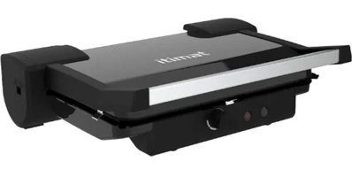 İtimat 1080 Pro 6 Dilim Granit Çıkartılabilir Plaka Tek Yönlü Siyah Izgaralı Tost Makinesi