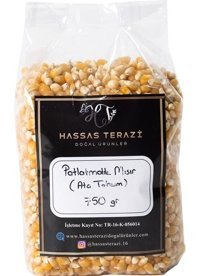 Hassas Terazi Doğal Ürünler Patlatmalık Ata Tohum Mısır 750 gr