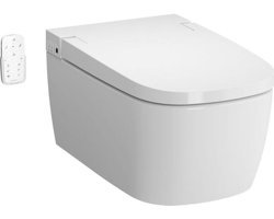 Vitra V-Care Comfort 5674B403-6196 Seramik Akıllı Kanalsız Arkadan Çıkışlı Gömme Asma Klozet Beyaz