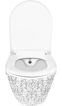 Pure WH-792 52 cm Seramik Kanallı Arkadan Çıkışlı Asma Klozet Beyaz