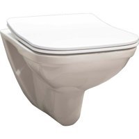 Ege EGE-39303 Seramik Kanallı Arkadan Çıkışlı Asma Klozet Beyaz