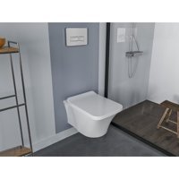 Turkuaz Ibiza Rimless 018900 Seramik Kanallı Arkadan Çıkışlı Gömme Asma Klozet Beyaz