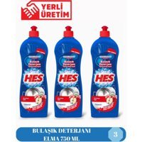 Hes Elma Kokulu Sıvı El Bulaşık Deterjanı 3x750 ml