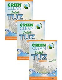 U Green Clean Bulaşık Makinası Tuz 1,5 kg 3'lü Set