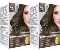 Alix Fine Color Pro Kumral 7.0 Krem Saç Boyası 2x50 ml