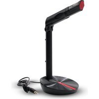 Crown Micro CMGM-600 3.5 mm Kablolu Oyuncu Yayıncı Kırmızı-Siyah Masaüstü Mikrofonu
