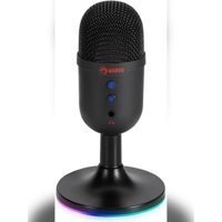 Marvo MIC-06 BK Type A Kablolu Oyuncu RGB Siyah Masaüstü Mikrofonu