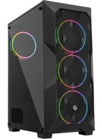 Frisby Fc-9425G Psu Mesh 4 Fanlı Siyah ATX Oyuncu Bilgisayar Kasası