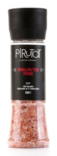 Pirutat Pembe Kristal Himalaya Tuzu Değirmen 375 gr