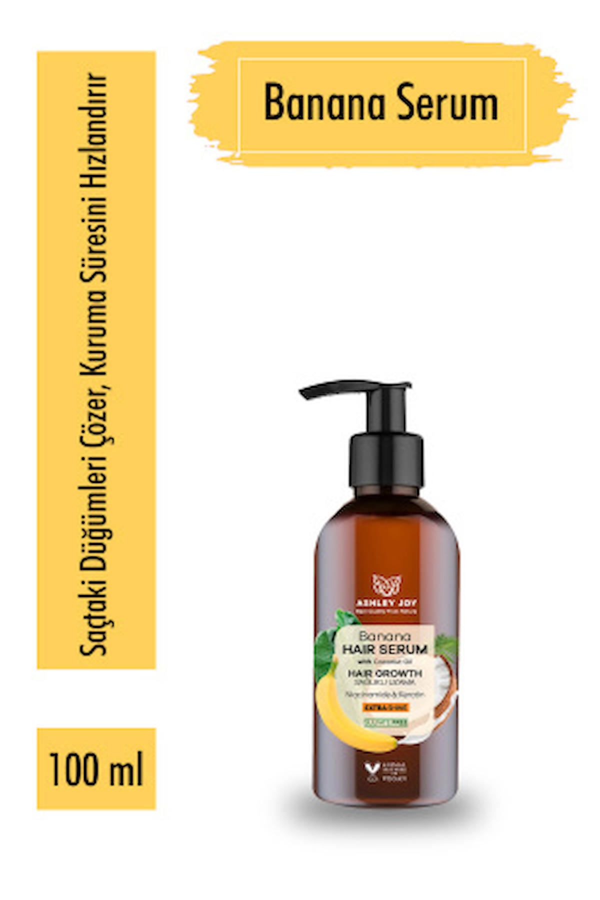 Ashley Joy Parlaklık Veren Keratin Unisex Saç Serumu 100 ml