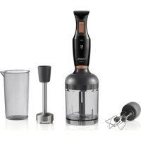 Arzum AR1074 800 ml Plastik Hazneli 4'lü Blender Seti Siyah