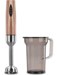 Korkmaz A444-05 1000 ml Plastik Hazneli Turbolu İkili Büyük El Blender Beyaz