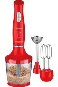 Goldmaster BlendMaster IN-6129 800 ml Plastik Hazneli Turbolu 3'lü Blender Seti Kırmızı
