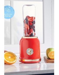 Karaca Retro 1000 ml Cam Hazneli Turbolu Tekli Büyük Smoothie Blender Beyaz