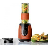Karaca Blendfit Go 600 ml Plastik Hazneli Buz Kırıcılı 4 Bıçaklı Kişisel Tekli Mini Smoothie Blender Turuncu