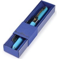 Bruno Visconti Monaco Metal Tek Renkli 0.5 mm Mavi Tekli Tükenmez Kalem Gök Mavisi