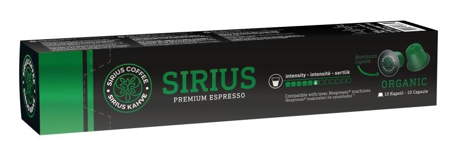 Sirius Organic 10'lu Special Kapsül Kahve