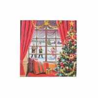Karaca Home New Year Window Desenli Kağıt Peçete 20'li