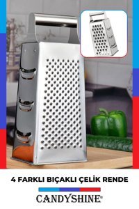 Candyshine Lüx Paslanmaz Çelik Inox Rende