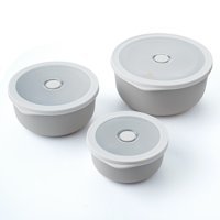 Emsan Soft Yuvarlak Plastik Saklama Kabı 3'lü