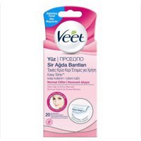Veet Normal Ciltler 20 Adet Kadın Yüz Ağda Bandı