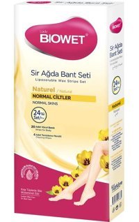 Lady Biowet Normal Ciltler 24 Adet Kadın Tüm Vücut Ağda Bandı