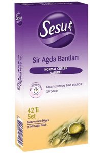 Sesu Normal Ciltler 42 Adet Kadın Bacak-Vücut Bölgesi Ağda Bandı