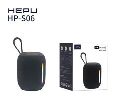 Hepu HP-S-06 Işıklı Siyah Bluetooth Hoparlör