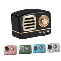 Osaladi Nostaljik 3 W Radyolu Siyah Bluetooth Hoparlör