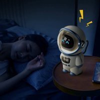 Gorgeous Astronot 6 W Işıklı Beyaz Bluetooth Hoparlör