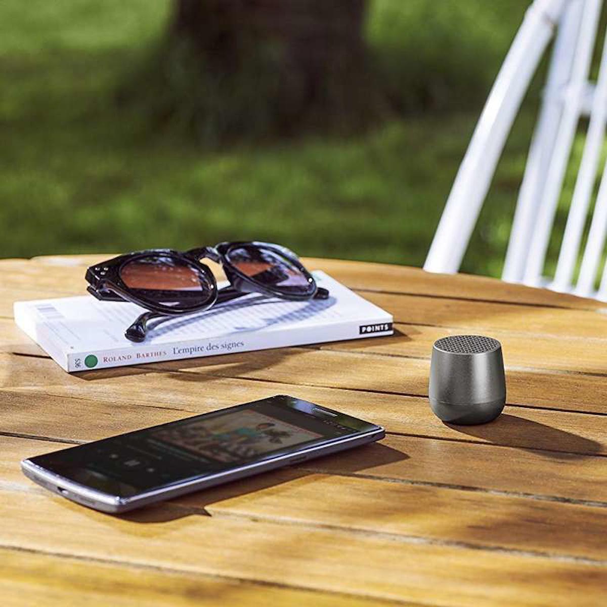 Lexon Mino LA113MX 3 W Gri Bluetooth Hoparlör