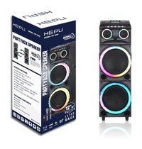 Hepu HP-930 Işıklı Siyah Bluetooth Hoparlör