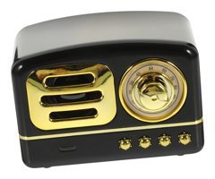 Shanrya Retro 3 W Siyah Bluetooth Hoparlör