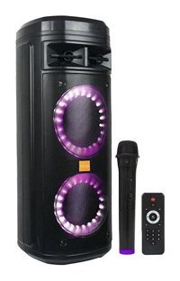 Mikado MD-220KP 40 W Işıklı Siyah Bluetooth Hoparlör