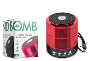 Subzero SB50 20 W Kırmızı Bluetooth Hoparlör