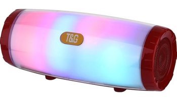 T&G TG165C 5 W Işıklı Kırmızı Bluetooth Hoparlör