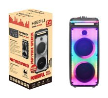 Hepu HP-909 Işıklı Siyah Bluetooth Hoparlör