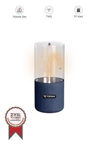 Torima D40 5 W Işıklı Lacivert Bluetooth Hoparlör