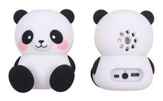 Hemobllo Panda 3 W Beyaz-Siyah Bluetooth Hoparlör