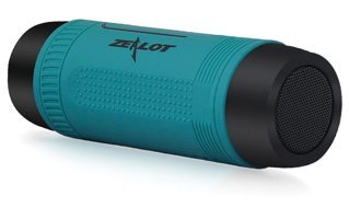 Cankypu S1 10 W Radyolu Işıklı Mavi-Siyah Bluetooth Hoparlör