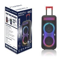 Hepu HP-967 Işıklı Siyah Bluetooth Hoparlör