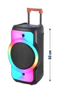 Sunix BTS-73 40 W Işıklı Siyah Bluetooth Hoparlör